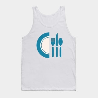 Meal Served Plate Ikon Tank Top